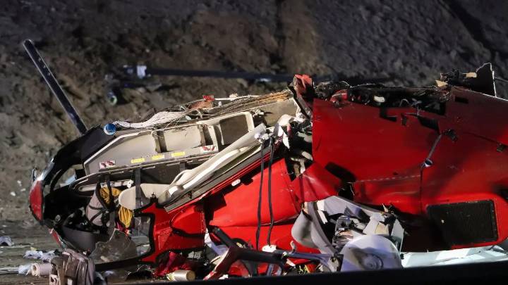 Medical helicopter crashes on Sacramento highway, three critically injured