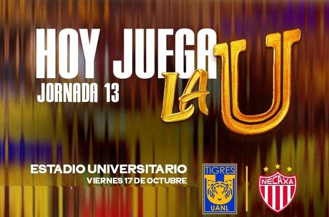 Tigres enfrenta hoy al Necaxa