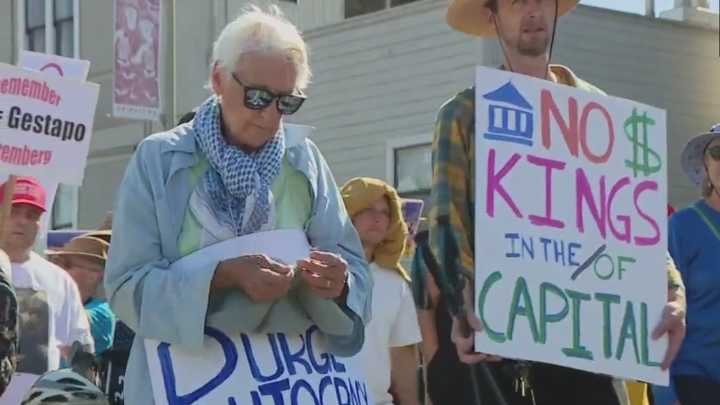 Oakland's 'No Kings' protest draws more than 10,000 to Lake Merritt