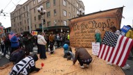 'No Kings' protests against Trump bring a street party vibe to cities nationwide