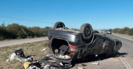 Una familia venía a San Luis desde Mendoza, volcaron y murieron un bebe y un joven