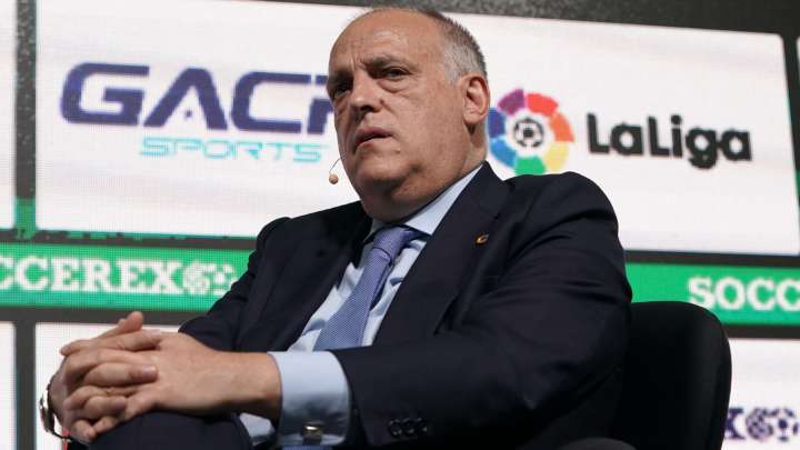 Tebas impulsa un plantón de la Liga, Barça y Villarreal a AFE para evitar hablar del partido de Miami