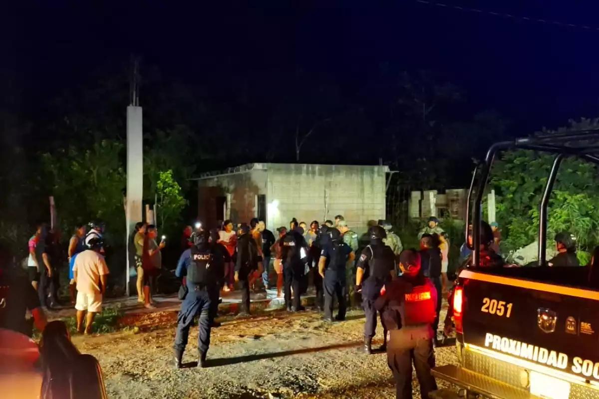 Violento enfrentamiento entre paracaidistas en Felipe Carrillo Puerto deja a mujer embarazada lesionada