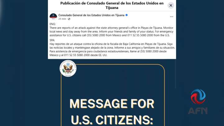 Alerta el consulado de Estados Unidos sobre ataques en Playas