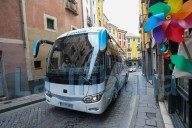Los autobuses turísticos no subirán al Casco con los remontes