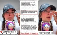Suheyn Cipriani llora al mostrar chat donde su tía le exige dejar el grupo familiar