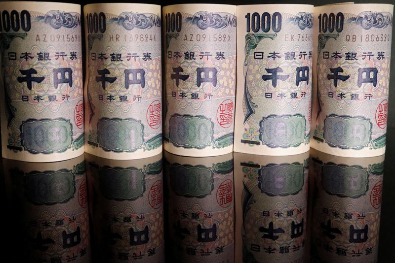 Yen weakest since mid-February, euro drops
