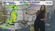 Mainly dry today but cloudy and cooler, rain moves in tonight
