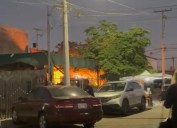 Provocan incendio en casa invadida de Villa del Prado, hay dos detenidos