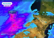 Lluvia intensa en el norte de Extremadura: hasta 60 litros por metro cuadrado