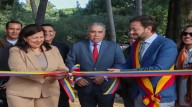 Reinauguran el Parque Simón Bolívar en Roma, a 220 años del juramento