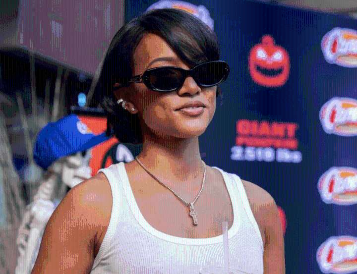 EXCLUSIVE: Karrueche Tran Talks Halloween Plans & Praises Raising Cane’s For ‘Collabing With The Culture’ As They Debut 2,518-Pound Jack