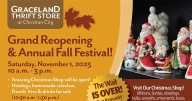 Christian City’s Graceland Thrift Store to reopen Nov. 1