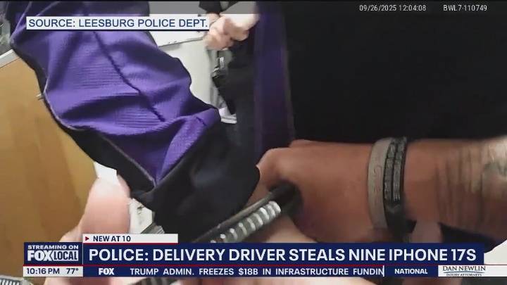 FedEx driver accused of stealing iPhones worth nearly $11K