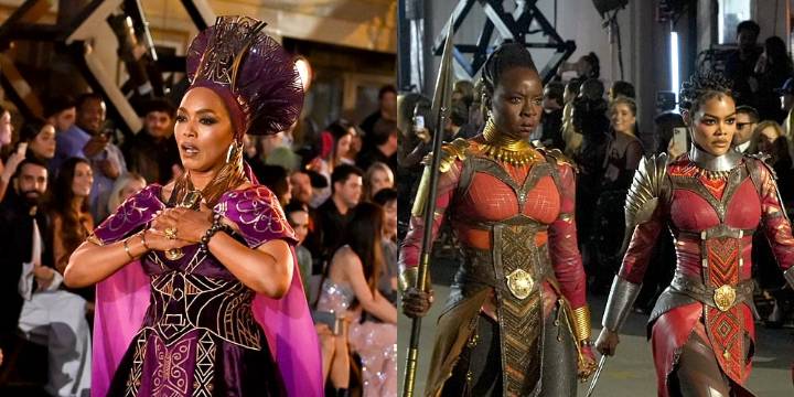 Black Panther’s Angela Bassett & Danai Gurira Get Teyana Taylor’s Help to Bring Movie to Life at Vogue World: Hollywood | Angela Bassett, Black Panther, Danai Gurira, Teyana Taylor, Vogue World | Cele