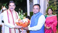 Governor Extends Diwali Greetings To CM Mohan Majhi