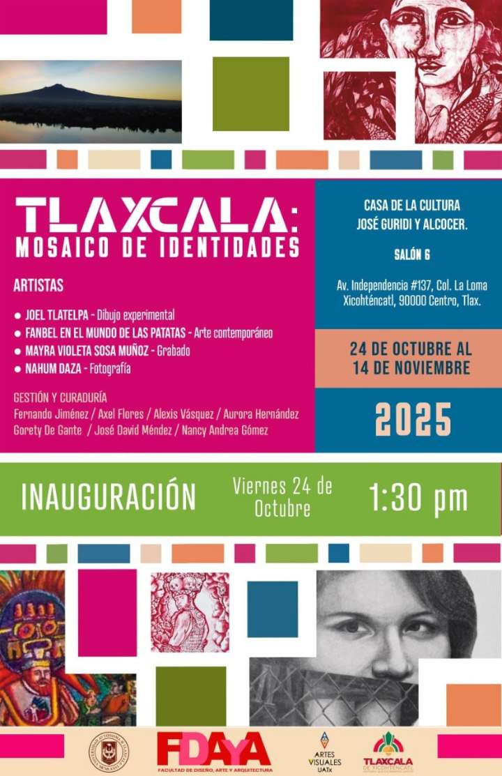 Gobierno capitalino promueve la diversidad artística a través de “Tlaxcala: mosaico de identidades”