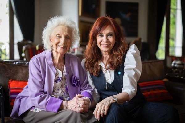 Así reaccionó la militancia al emotivo mensaje de Cristina a Estela por sus 95 años