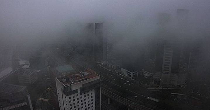 ¿Dónde quedó Santa Fe? Lluvias en CDMX provocan gélido amanecer en el poniente
