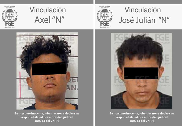 Vinculan a Axel “N” y a José Julián “N” por homicidio calificado en Cancún