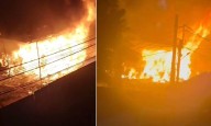 Hyderabad: Fire Breaks Out in Bahadurpura Godown During Diwali Festivities