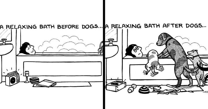 Living With Dogs Summed Up In 27 Comics By “Off The Leash” (New Pics)