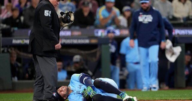 Springer leaves Game 5 with right knee injury after being hit by pitch