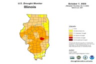 Improving weather does not help drought across central Illinois