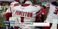 Princeton is in the driver's seat of the GMC