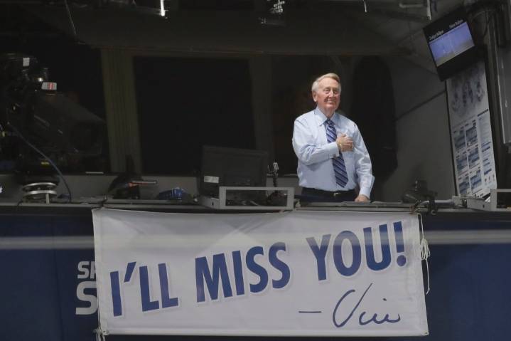 Today in History: October 2, Vin Scully wishes all ‘a pleasant afternoon’ for the last time