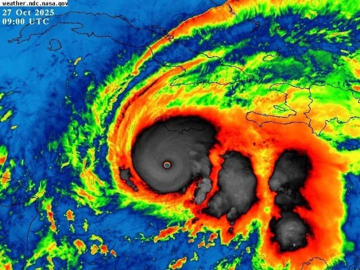 Huracán “Melissa” ya es categoría 5 y amenaza con arrasar Jamaica