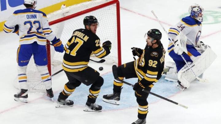 Khusnutdinov scores in OT as Bruins beat Sabres 4