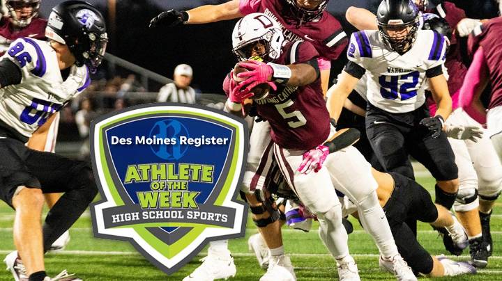 Vote for Des Moines Register male Athlete of the Week Oct. 5