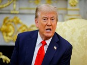 "A Democrat shutdown," Trump says as US government shutdown en