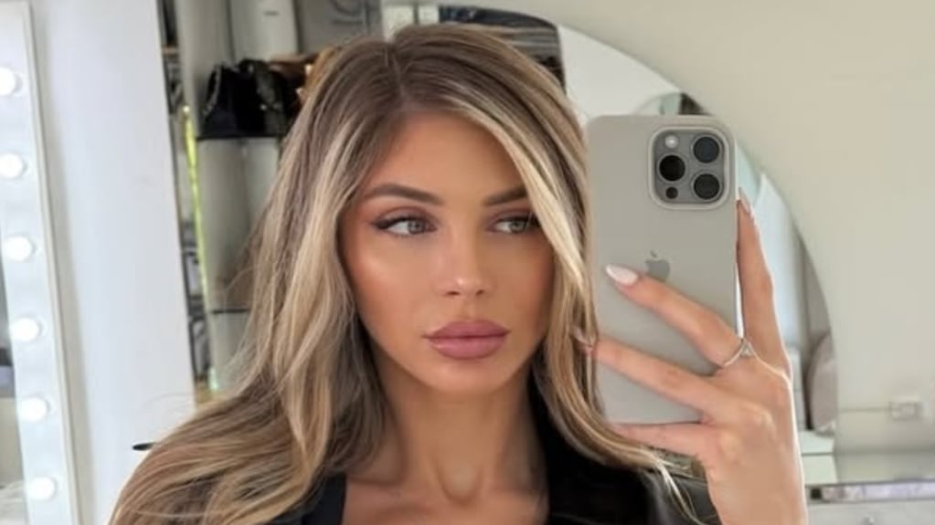 Una vez más, Romina Malaspina causó sensación con una selfie en lencería negra y nude