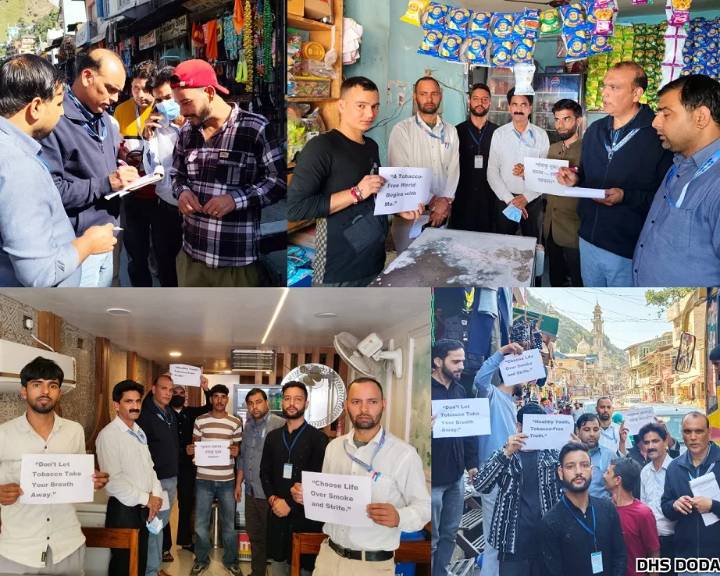 Tobacco-Free Youth Campaign 3.0 conducted at Thathri Bazar