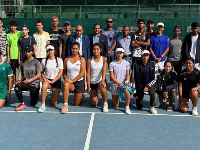 J-30 Int'l Junior Tennis Championships 2025 underway
