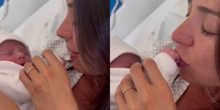 Nació Rafael, el hijo de la China Ansa y Diego Mendoza: “Locos de amor por vos”
