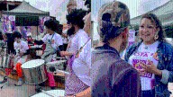 Natalia Moreno conecta en Soacha con la gente a través de pedagogía electoral, arte y conciencia animal