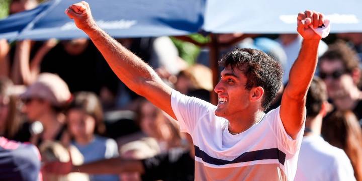 Román Burruchaga, Thiago Tirante y Facundo Díaz Acosta avanzan en el Challenger de Curitiba