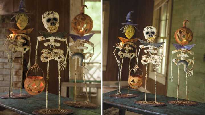 Save 60% on this three-piece Halloween creature set at Wayfair