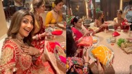 Shilpa Shetty's 'Karwa Chauth Ki Raat' With Bollywood Besties; Significance Behind Raveena, Sunita Kapoor Passing Around Thalis Explained