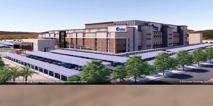 Groundbreaking ceremony held for Amkor’s microchip facility in Peoria
