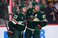Macklin Celebrini nets OT winner as Sharks outlast Wild - The Rink Live | Coverage of youth, junior, high school and college hockey
