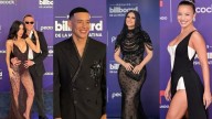 Moda contrastante y multicolor brilla en la alfombra azul de los Latin Billboard 2025