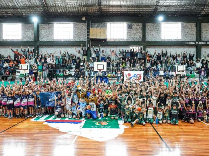 El Encuentro Argentino de Minibásquet celebró su 50° aniversario con más de 7.000 chicos y chicas