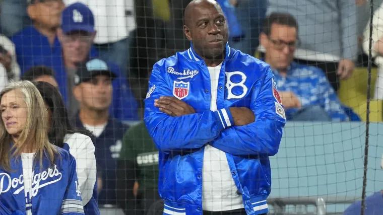 Magic Johnson owns a lower percentage of the Dodgers than you'd expect