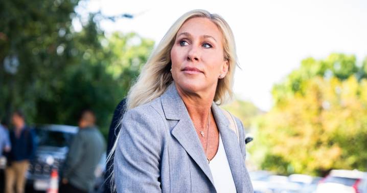 In a heated call, Rep. Marjorie Taylor Greene chastises Republicans over their shutdown strategy