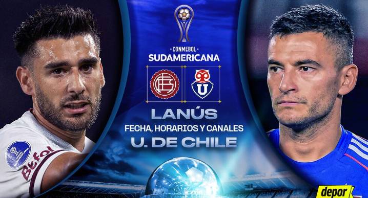 Lanús vs. Universidad de Chile por Copa Sudamericana: fecha, horarios y canales de TV