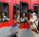 Snatched in a flash! RPF officer's dramatic 'theft demo' goes viral
